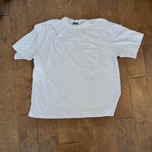 Kith Short Sleeve Boxy Fit Pullover Round Neck T-Shirt White Mens Size L